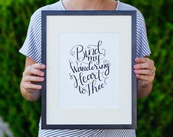 Enlazar mi errante corazón a ti impresión