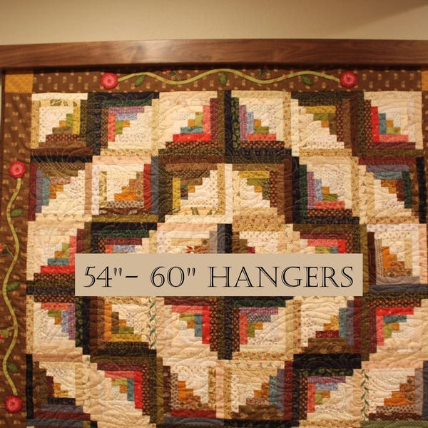 Quilt Wall Hanger 54"-60" The modern knobbles hanger for quilts, rug, or textiles