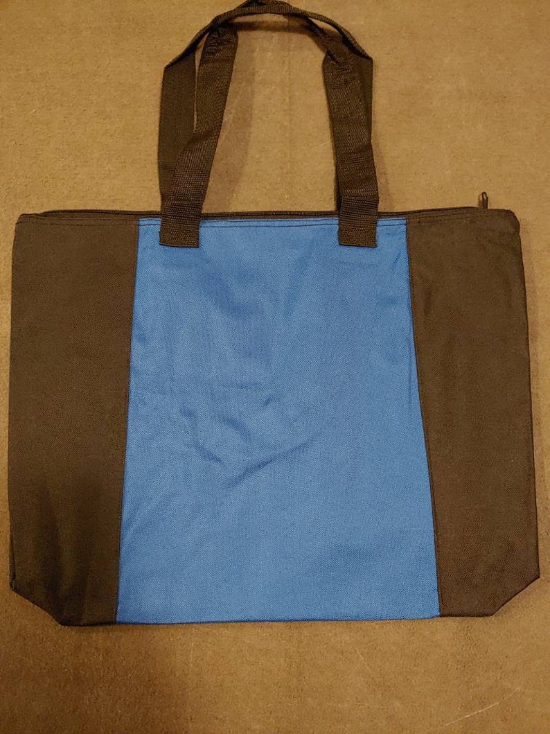 Joshua 24:15 Bible Verse Embroidered Tote Bag
