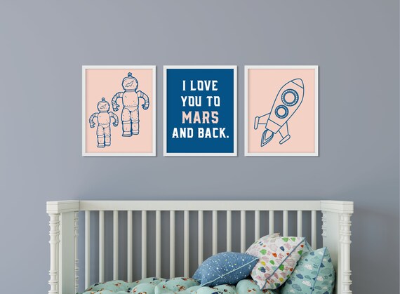 girl space themed nursery