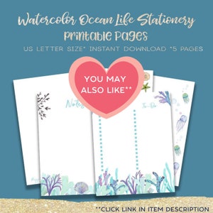 Sea Life Printable Gallery Wall Set | Coastal Wall Decor | Beach House ...