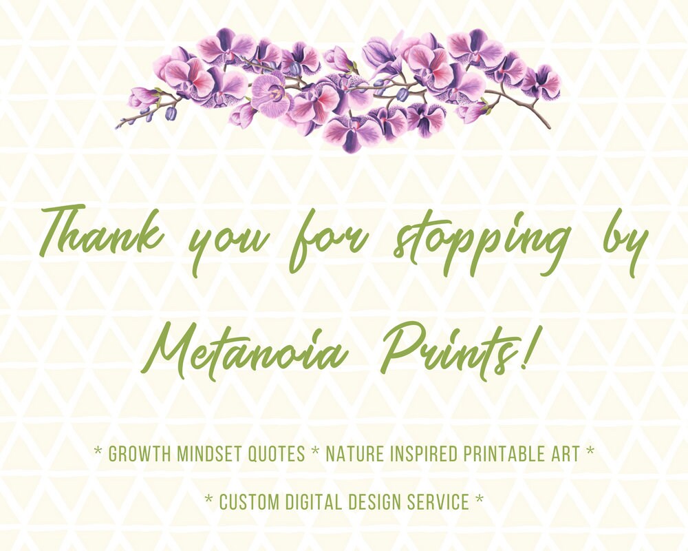 Inspirational Quote Watercolor Print Instant Digital Download | Etsy