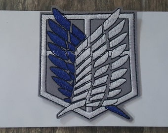 3PCS Attack on Titan Cosplay Scouting Legion Recon Corps Badge Patchs Embroidery 3PCS Attack on Titan Cosplay Scouting Legion Recon Corps Badge Patchs Embroidery