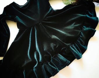 velvet frocks for kids