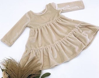 velvet frock for girl