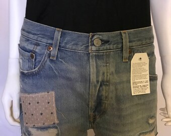 Vintage 90s Levis Redone Shorts | Etsy 