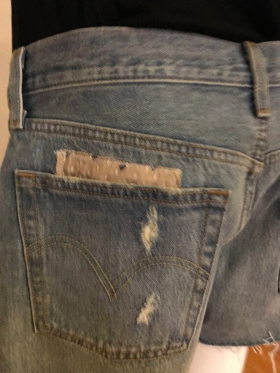 Vintage 90s Levis Redone Shorts - image 4