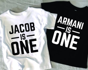Camisetas de aniversário de um ano para menino, camisetas de 1º aniversário para menino, camisetas de aniversário de 1 ano, camisetas com foto de primeiro aniversário, camiseta de aniversário de um ano para meninos