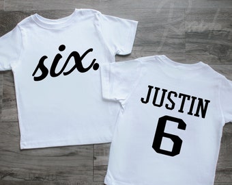 Boys 6th Birthday shirt, Six Birthday shirt, 6 year old birthday shirts, 6th Birthday tShirts, Boys 4th Birthday, 6 year old boy