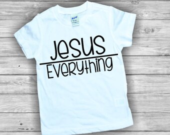Christelijke kinderkleding, christelijk peutershirt, zondagsschoolshirt, religieuze peuter, Jezus peutershirt, christelijk shirt