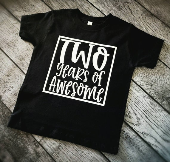 etsy 2 year old birthday shirt