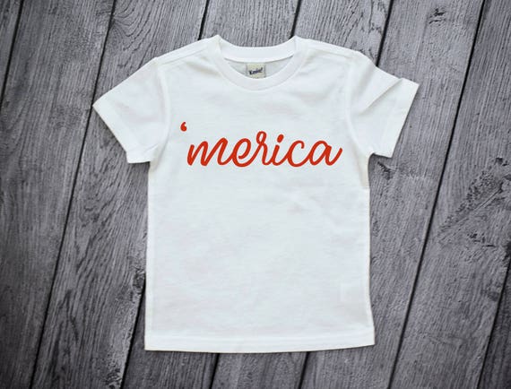 Merica Shirt 4th of July Shirt July 4th Toddler Shirt Boys | Etsy