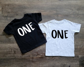 Camiseta de aniversário de 1 ano, entrega rápida, presente de primeiro aniversário, camiseta de aniversário para meninos.