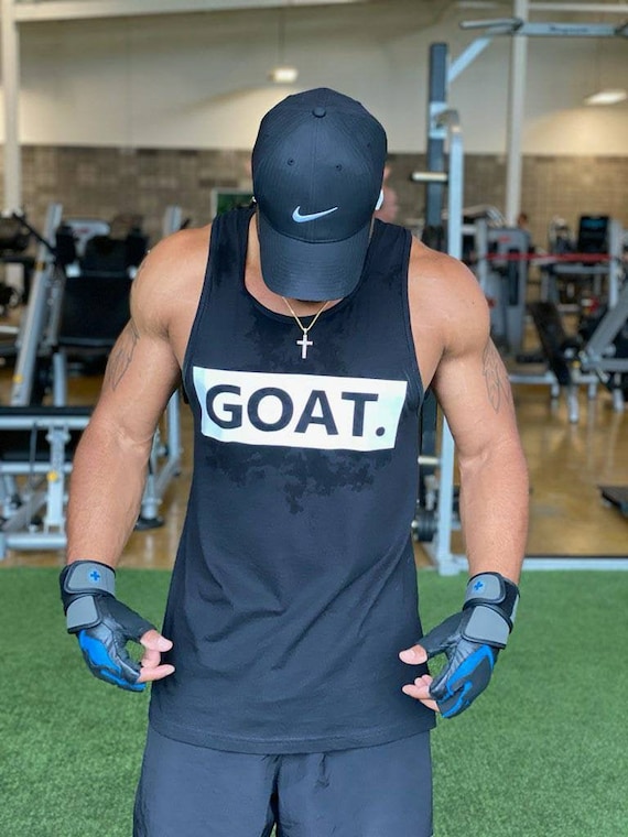 Men's Workout Tanks, Workout Tank Tops for Men, Goat Shirt Unisex  Activewear Tank, Funny Gym Shirts, Men's Gym Shirts, Unisex Workout Tank, 