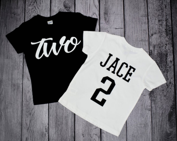 2nd Birthday Shirt Boy Two Birthday Shirt 2 Years Old Etsy
