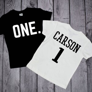 1 Year Old Birthday Shirts, One Year Old Boys First Birthday Shirts, 1st Birthday t-shirts, Boys 1st Birthday Shirt image 4