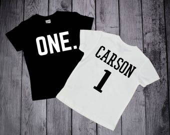 1歳の誕生日シャツ、1歳男の子のファーストバースデーシャツ、1歳の誕生日Tシャツ、男の子の1歳の誕生日シャツ、男の子の1歳の誕生日シャツ
