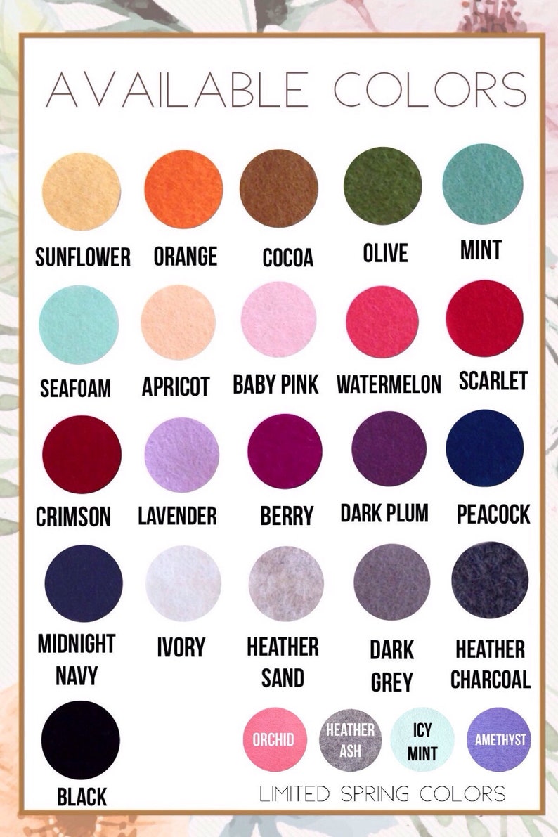 Organic Ombre Pastel Felt Sparkle Star Flower