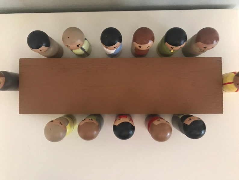 Jesus and 12 apostles