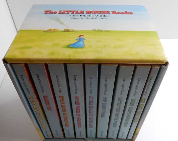 The Little House Books Set Complete in Slip Case Rare 1972 First ...
