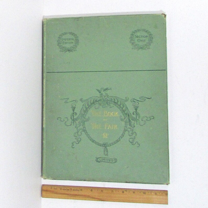 1893 Chicago World S Fair 2 Coffee Table Sized Books Published 1895 Antique Ilrated Volumes Commemorating The Columbian Exposition Hc