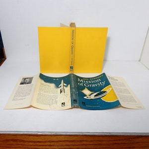 Mission Of Gravity 1st SFBC edition Hal Clement First Thus VGC vintage 1954 hardcover in dust jacket old collectible science fiction SF