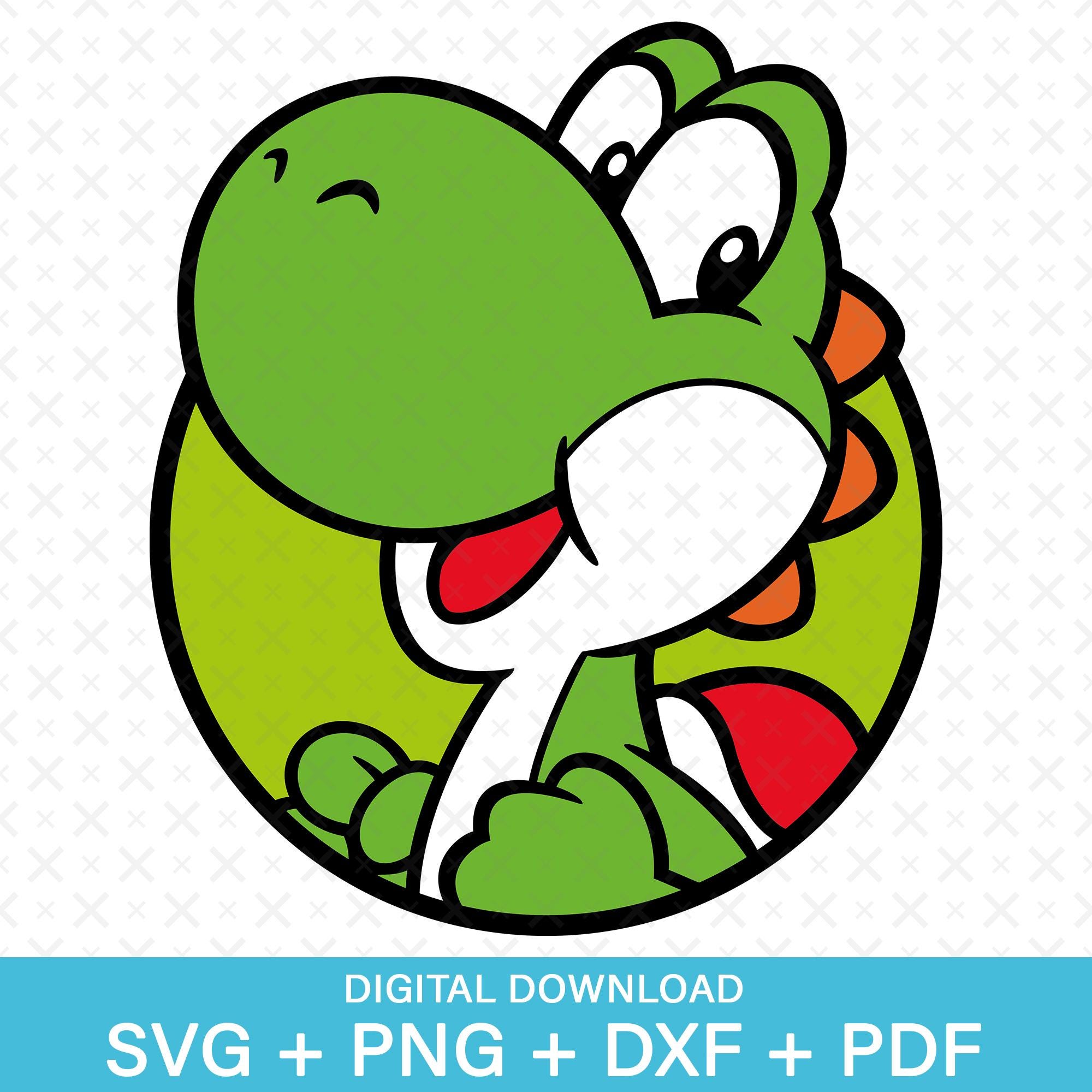 Yoshi Svg - Etsy