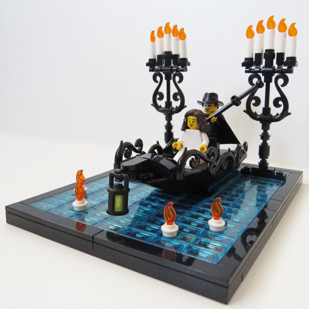 Phantom of the Opera Lair MOC Set With Minifigures | Musical