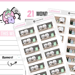 Coffee Digital Stickers, Coffee Stickers, Coffee Printable Stickers, Pre-cropped, Goodnotes Stickers, Character Stickers, PNG Stickers iPad