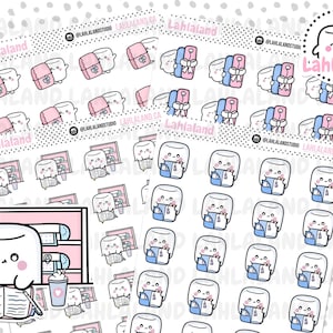Planning Digital Stickers, Planning Stickers, Planning Printable Stickers, Pre-cropped, Goodnotes Stickers, Character Stickers, PNG Stickers