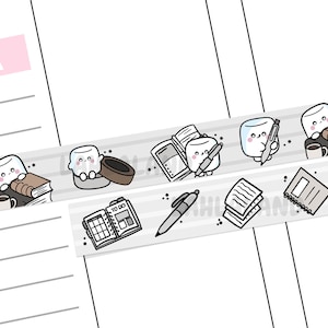 文具ステッカー デジタル、かわいいステッカー、文具和紙、デジタル ステッカー、Goodnotes ステッカー、和紙ストリップ、デジタル プランナー ステッカー