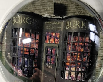 Wizard dark arts shop - bauble decoration with handmade intricate 3D papercuts - part of collection