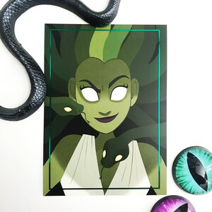 Medusa Green Foil Mini Impresión