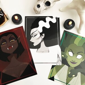 Monster Ladies 3-Pack Mini Prints