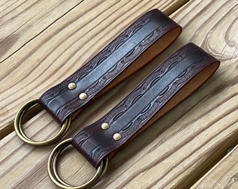 Leather Skirt Hikes, Renaissance and Medieval Belt Accessories. Set of 2.