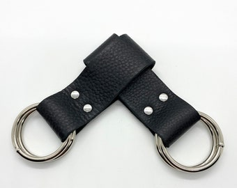 Leather Skirt Hikes, Renaissance and Medieval Belt Accessories, Set of 2