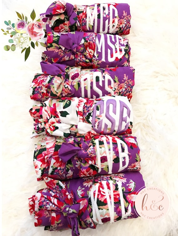 Sale Cotton Floral Robe Bridesmaid Robes Bridesmaid Gift