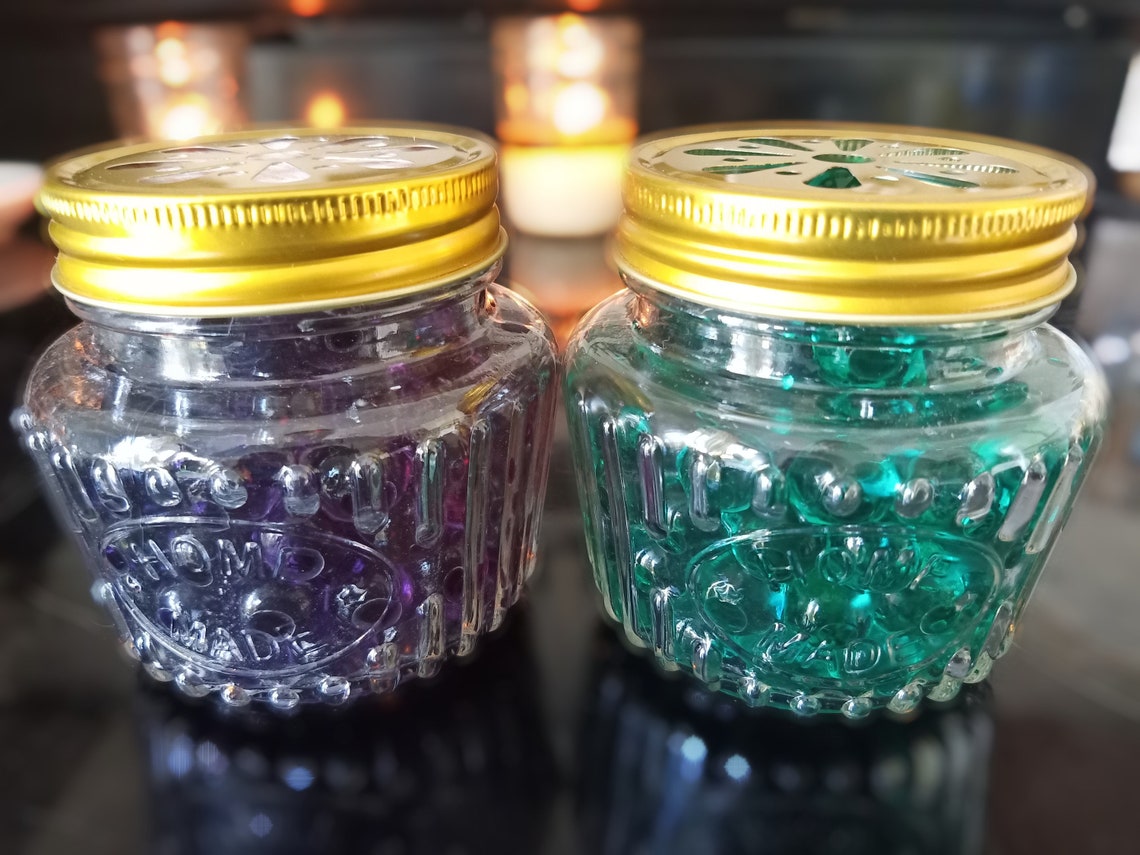 5 Ounce Smelly Jelly Jar Air Freshener with Daisy Cut Lid Etsy