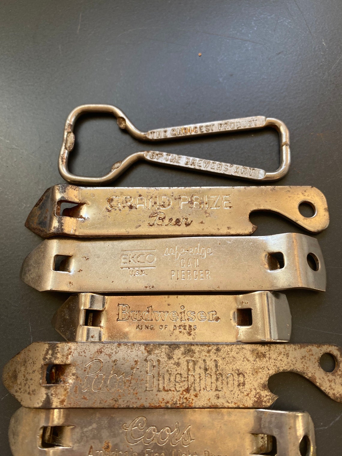 Vintage Bottle Openers/Can Piercers from Various Brewing Etsy