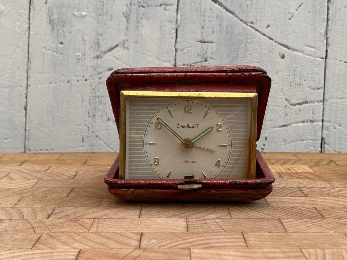 Time Master Luminous Travel Alarm Clock Made in West German Etsy