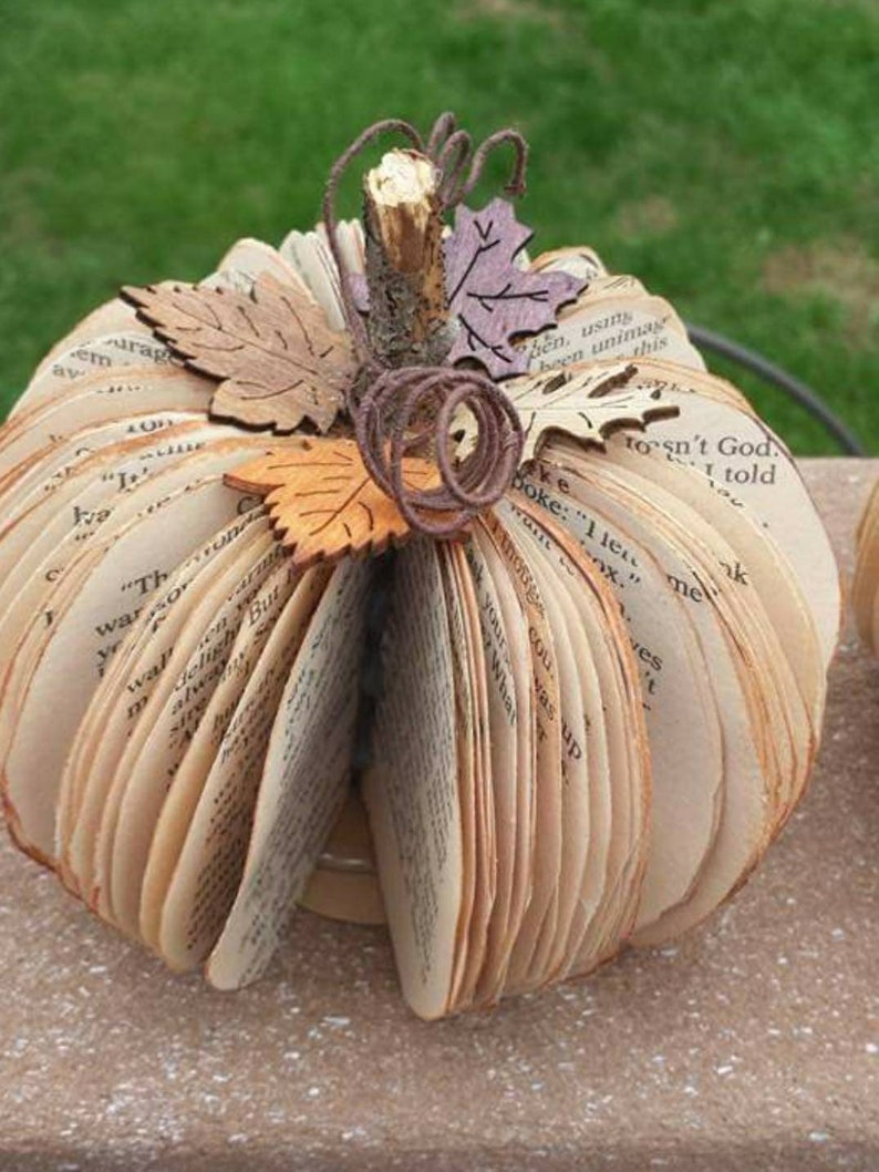 Fall Table Decor Thanksgiving Table Decor Bookish Gifts Etsy