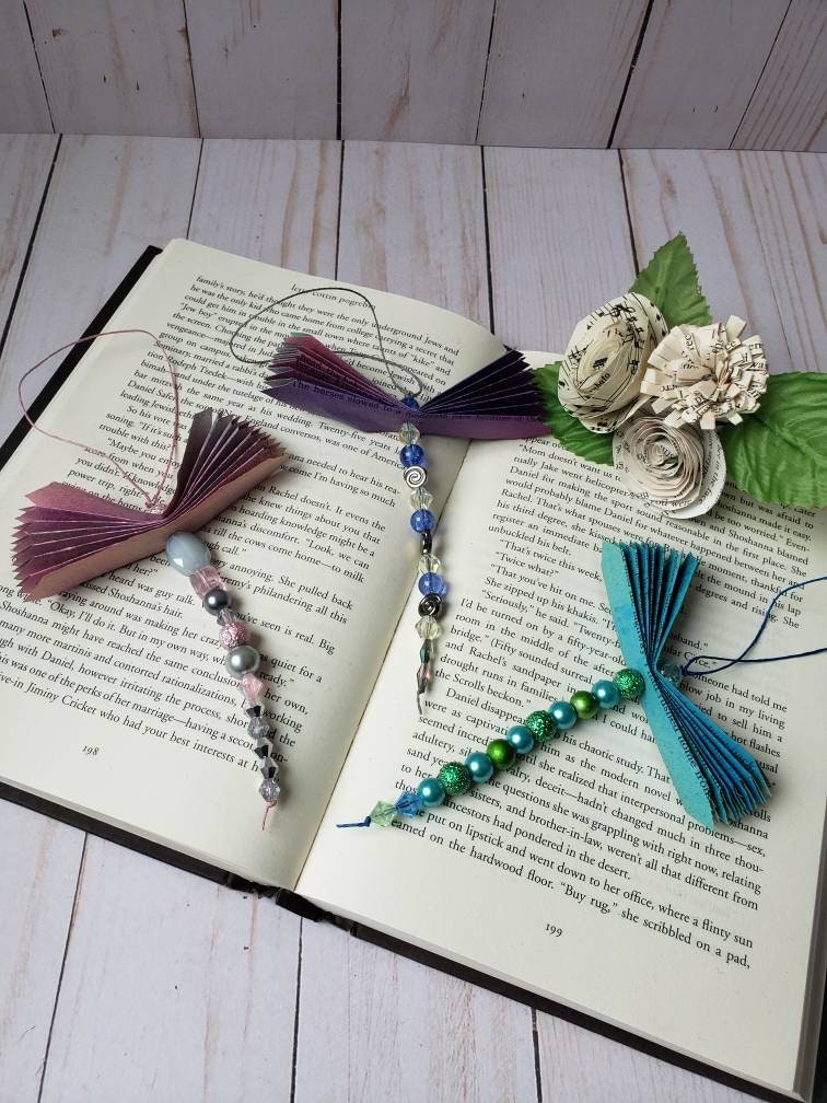 Dictionary Dragonfly Book Page Dragonfly set of 1 Book | Etsy
