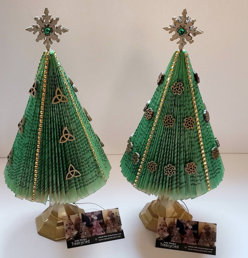 Irish Christmas Tree Holy Trinity Celtic Knot Irish Book Etsy