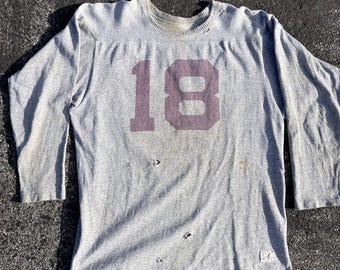 Vintage 1960s Champion Jersey | 60s Football Jersey #30 Franklin