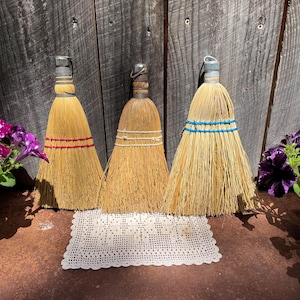 Vintage Primitive Whisk Brooms, Choice