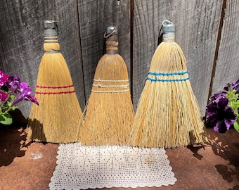 Vintage Primitive Whisk Brooms, Choice