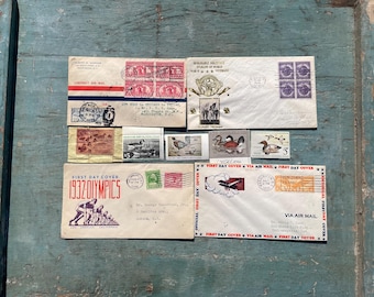 Vintage First Day Covers & Migratory Bird Hunting Stamps (1920s-1980s)