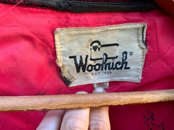 Vintage Large Woolrich Jacket, Buffalo Plaid Wool… - image 3