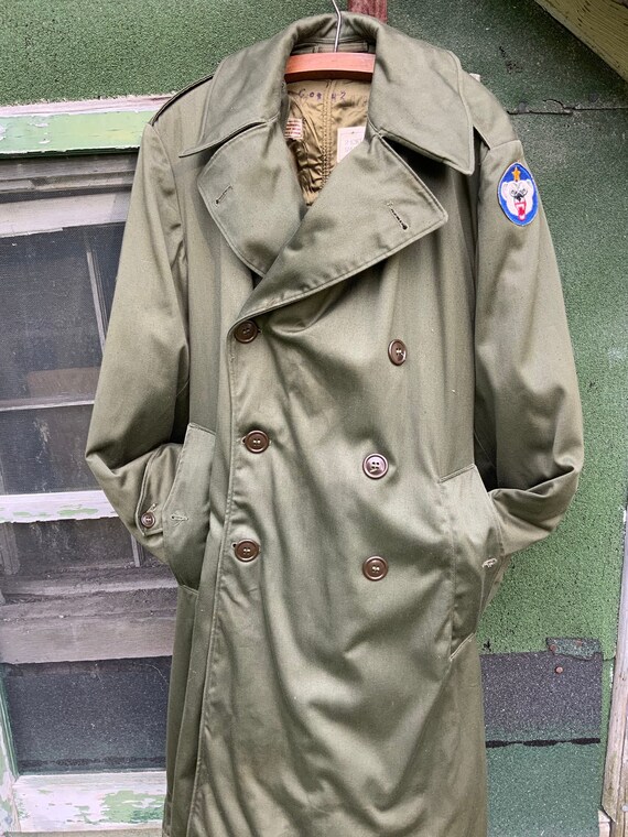 Army Field Overcoat Trench Coat 