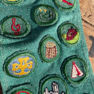 Vintage Girl Scout Sash Badges 1950s-1960s afbeelding 4
